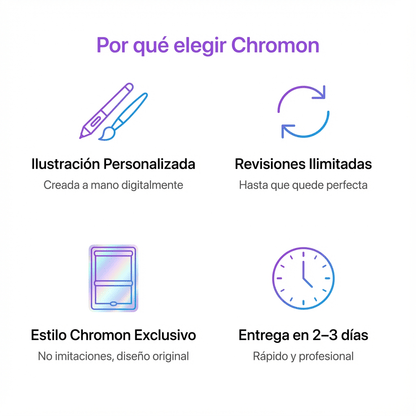 Carta CHROMON – Ilustración Personalizada